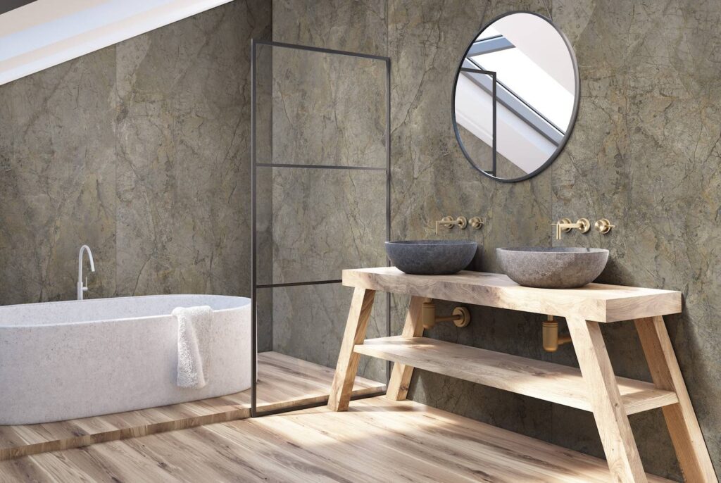 badkamer muur bekleden